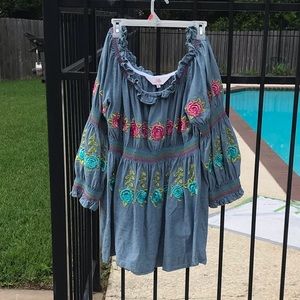 Roja brand western floral tunic dress size XL